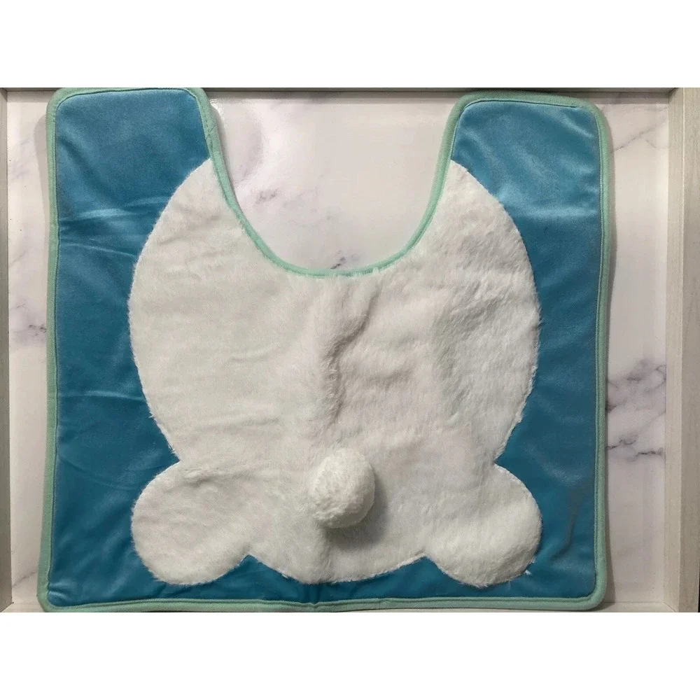 Easter Bunny Rug And Toilet Seat Cover Set New